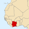 map Côte d'Ivoire